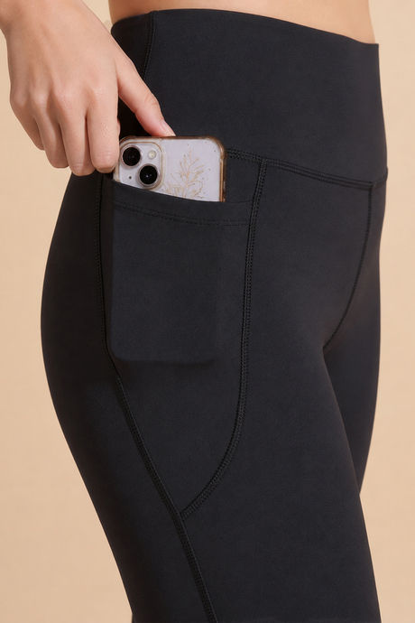 Zelocity Quick Dry Gym Leggings - Black Beauty — image 7